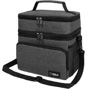 Insulated Lunch Bag Lunch Box Container Tote Leakproof for Work Office School
