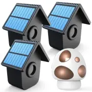 1/2 Mile Long Range Solar Driveway Alarm - Outdoor Weatherproof Wireless Moti...