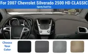 Dashboard Dash Mat Cover for 2007 Chevrolet Silverado 2500 HD CLASSIC (DashTex)