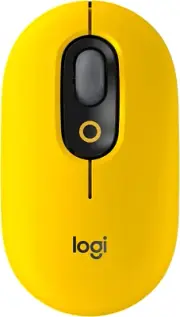 Logitech G POP Wireless Mouse with Customizable Emoji, Blast Yellow