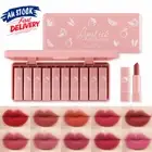 10x Matte Lipstick Set Waterproof Long-Lasting Lipstick Beauty Cosmetic Make Up
