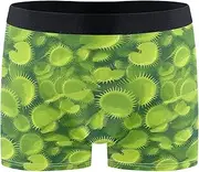 [FRODOTGV] Spring Green Flytraps Mens Boxer Brief Shorts Breathable Underwear for Men Compression Boxer Para Hombre, Spring Green Flytraps, Small