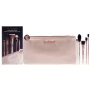 Iconic Brush Set - Rose Gold by SIGMA for Women - 6 Pc Flat Kabuki Brush - F8...