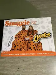 Snuggie Cheetos Wearable Soft Fleece Blanket w/ Sleeves NEW