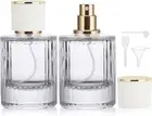 Perfume Atomiser, 2 Pcs 50Ml Glass Atomiser, Travel Perfume Refillable Bottle, P