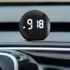 Car Small Digital Clock Motorcycle Stick On AnalogClock Vent Car Watch L5Y1 Y9M3