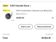 Mailbox Lock 30mm