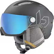 Bollé ECO V-Atmos black Skihelm mit Visier Snowboardhelm Visierhelm Helmet Helm