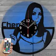 LED Vinyl Clock Cher Light Vinyl Record Wall Clock Decor Home 4319