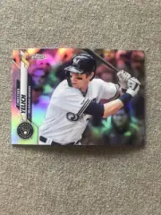 2020 Topps Chrome Baseball - Christian Yelich #138 Milwaukee Brewers - REFRACTOR
