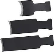 NOLITOY 3pcs Hairdressing Tint Comb Hair Coloring Brushes for DIY Hair Dyeing Professional Salon Home Use Easy to Clean Scalp Black