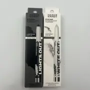 2) Hard Candy Eye Def Eyeshadow Marker, White Out & Lights Out Matte New In Box