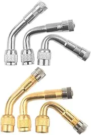 TIDTALEO Motorcycle Accessories 6pcs Tire Valve Extensions Valve Stem Nozzle Extension for