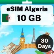 eSIM Algeria - 10 GB - 30 Days - Travel eSIM | QR code activation