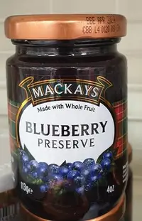 在飛比找Yahoo!奇摩拍賣優惠-Mackays 蘇格蘭梅凱 藍莓果醬果醬 淨重113g/瓶 