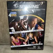 Spinning Ultimate Rides Collection vol 1- 4 DVD set Cycling Bike Exercise NEW!