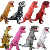 在飛比找ETMall東森購物網優惠-抖音恐龍霸氣恐龍充氣服裝扮道具成人兒童親自搞怪恐龍充氣服裝