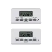 BN-LINK Mini Indoor Easy Set Daily 24-Hour Digital Outlet Timer 2-Prong 2 Pack