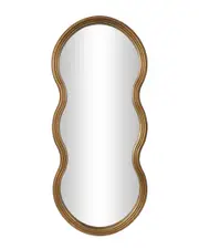 Peyton Lane Wavy Shaped Wall Mirror