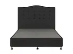 Slumberland Ornate Buttoned Headboard Standard Base - Queen / Graphite