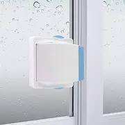 OKEFAN Sliding Glass Door Child Lock - 4 Pack Baby Safety Slide Window Locks for Kids Proof Patio Closet Doors No Drilling Tools Needed (Blue)