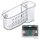 1 Bath Organizer Shower Caddy with Suction Cups for Bathroom Storage
