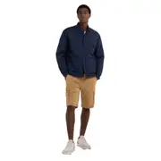 Replay Mens Casual Jacket Technical Chore Button/Zip Front Blue