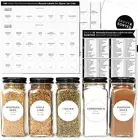 Minimalist round Spice Labels for Lids - 140 Spice Jar Labels for Spice Containe