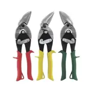 MIDWEST Aviation Snip Set - Left, Right and Straight Cut Offset Tin Cutting S...