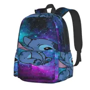 a266 Cartoon Stitch Backpack Large Capacity Lightweight Travel Unisex Waterproof Backpacks For Men Women Gne266