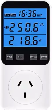 Watt Meter Power Meter Plug Home Electricity Usage Monitor, Electrical Usage Mon