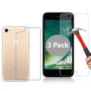 x3 Tempered Glass Screen Protector for Apple iPhone SE 2022 Front and Back Film