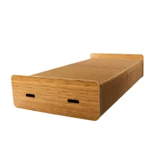 【十八紙】風琴折疊雙人沙發床(沙發 折疊床 棕色)