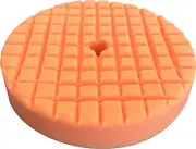 8" Orange Light Cutting LAKE COUNTRY Cross Cut Foam Buff Pad 38141