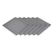 Norsk Gym Floor Tile 24"Wx24"L Play Mat Foam Non-Toxic Water Resistant (18Tiles)