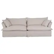 Carla 4 Seater Sofa, Beige