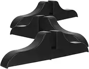 KALLORY 3Pcs Divider Screen Base Modern Folding Stand Bracket for Fabric Partitions Easy Mobility Stability for Entryway and Living Decor
