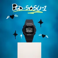 在飛比找ETMall東森購物網優惠-CASIO BABY-G 纖薄輕巧經典方形計時錶/黑/BGD