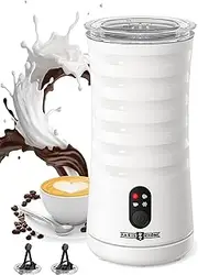 PARIS RHÔNE Electric Milk Frother 4-in-1 Milk Frother for Hot and Cold Milk Foam, Warm Milk, Non-Slip Non-Slip Shape Automatic Shut-Off Milk Container