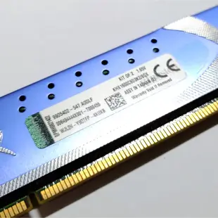 Kingston HyperX DDR3 1600 4G KHX1600C9D3K2/8GX 雙通道 記憶體