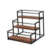 Syrup Bottle Display Rack Spice Rack for Tabletop Coffee Bar Countertop