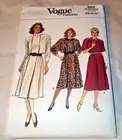 VINTAGE VOGUE PATTERN 9405 ~ MISSES DRESS ~ SIZES 14 - 16 - 18 *UNCUT