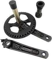 Folding Bicycle Crankset Crank Set Lightweight Sturdy Sprocket Bike Crankset Bike Crank Arm Set for Riding Outdoor Activities