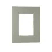 1x Grey A4 Frame Picture Mount for A5 (6" x 8") Image Deep Shadow Display