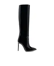 Paris Texas Stiletto Pointed Toe Boots 35,37.5,36,38.5,38,41.5,35.5 Black