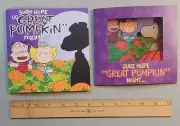 Rare Hallmark Peanuts Halloween Sound Cards. Great Pumpkin Charlie Brown. Linus
