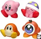 Kirby Round Soft Vinyl Figures Complete Set of 4 Capsule Gashapon Toys