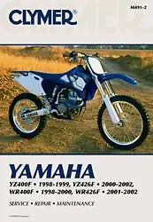Clymer Repair Manual for 1998-2002 Yamaha YZ 400F 426F WR M491-2