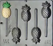 Pineapple Lollipop Chocolate Candy Mold 271 NEW
