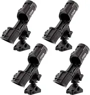 Scotty #400-BK-QUAD Orca Rod Holder with Side/Deck Mount, Black